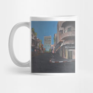 Shalom Tower With Bauhaus Buildings, Tel Aviv Mug